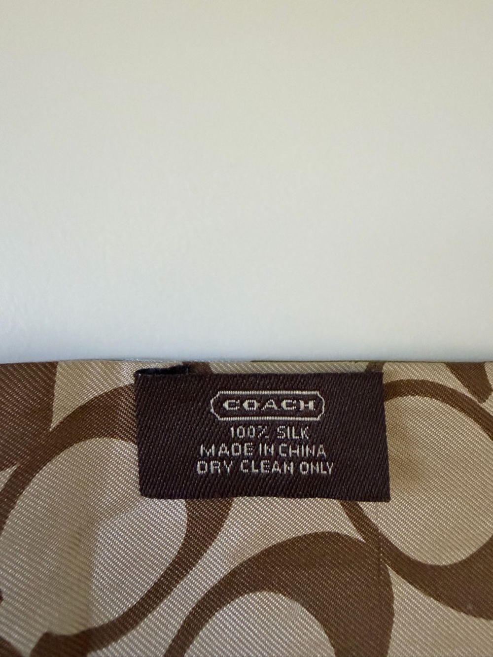 Coach Striped Legacy Silk Twilly Scarf - Picture 7 of 10